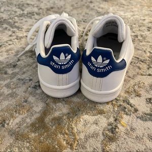Adidas Stan Smith Kids Size 11 Cloud White/Navy Blue